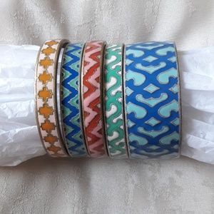 LUCKY BRAND 5 ENAMELED CUFFS